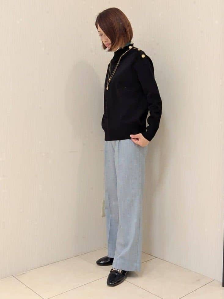 u-macoさんの「UNTITLED｜【洗える】ミラノリブニット」を使ったコーディネート