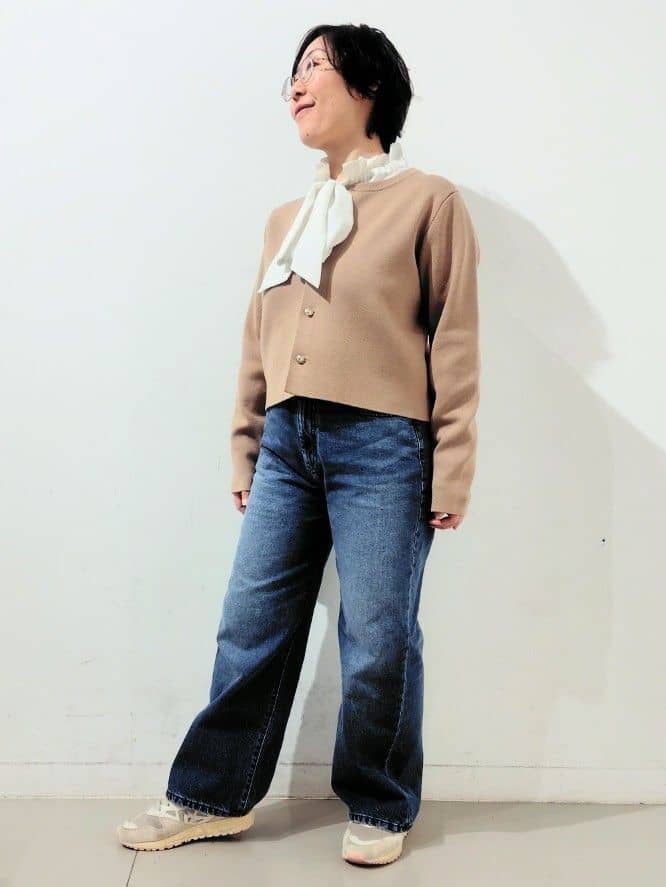 kodamaさんの「THE SHOP TK｜ハーフミラノカーデ」を使ったコーディネート