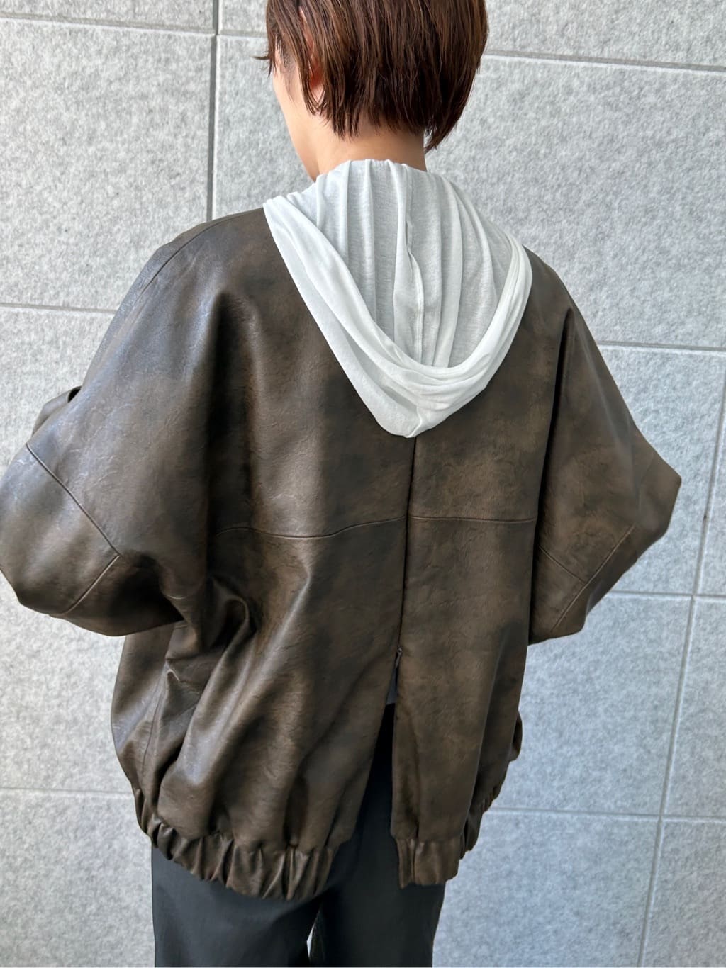harunaさんの「CODE A｜【Re】grain zip over blouson」を使ったコーディネート