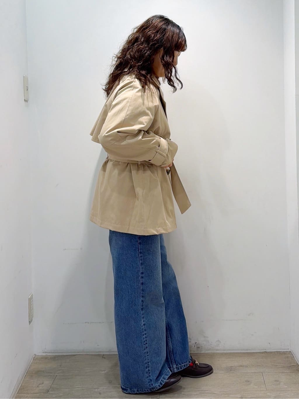 sumicaさんの「OPAQUE.CLIP｜ミドルトレンチコート【洗濯機OK】」を使ったコーディネート