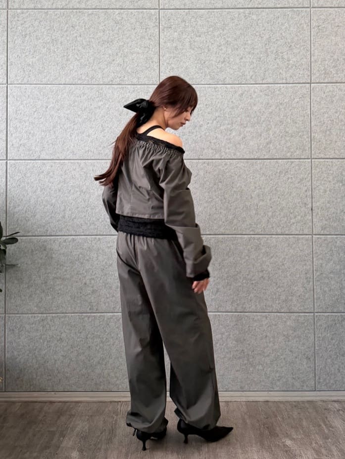 kanamiさんの「CODE A｜drawcord utility pants」を使ったコーディネート