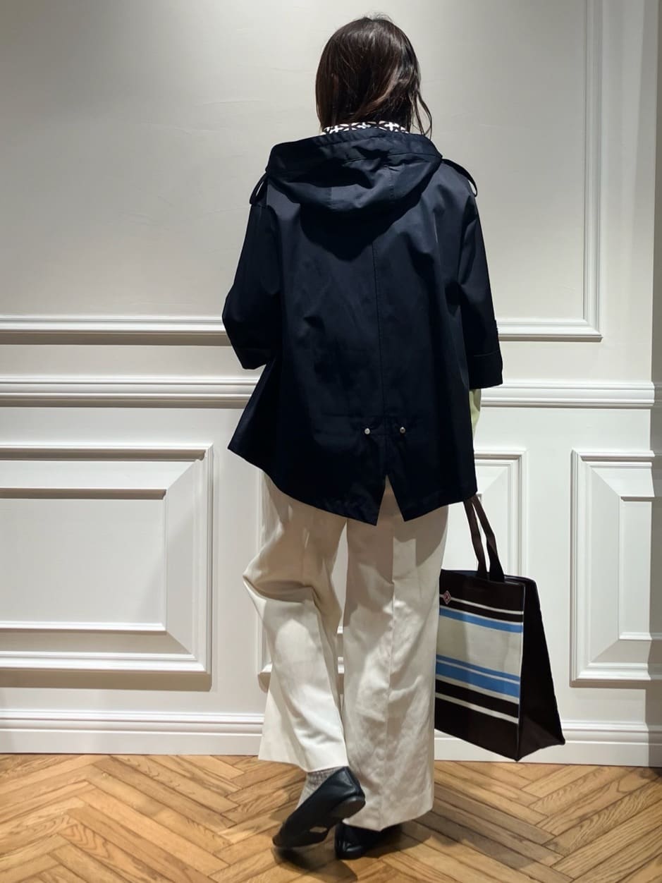 TSUKUIさんの「DRESSTERIOR｜【ウォッシャブル/撥水素材】Ａライン ショートモッズコート」を使ったコーディネート