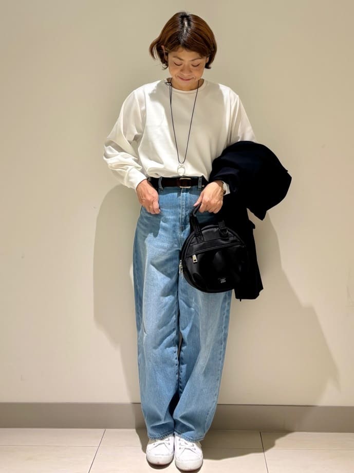 Haruさんの「Dessin｜ダブルジャケット」を使ったコーディネート