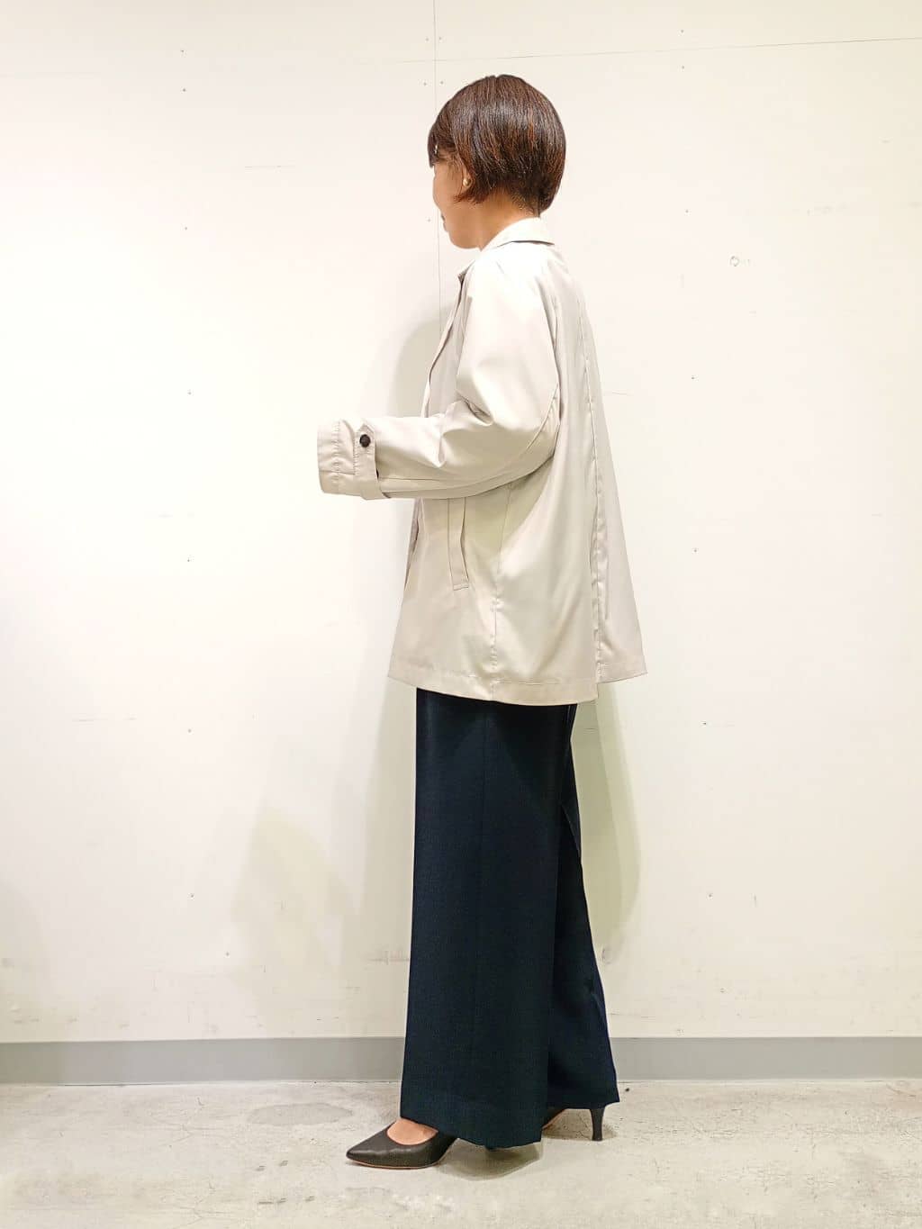 Kさんの「INDIVI｜【撥水／UVケア／2WAY】超軽量ライナー付ライトトレンチコート」を使ったコーディネート