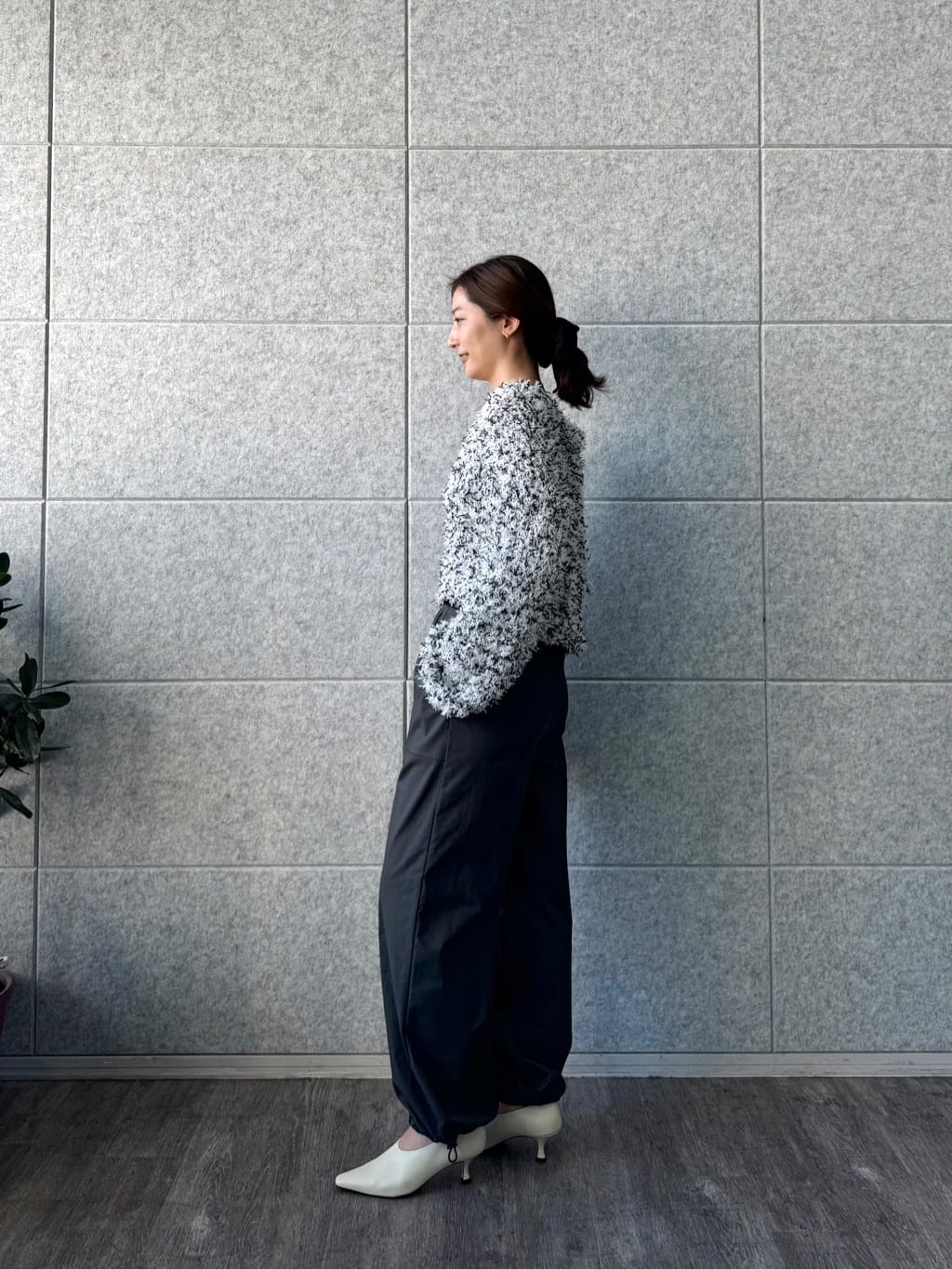 uchi__yamaさんの「CODE A｜fancy yarn cardigan」を使ったコーディネート