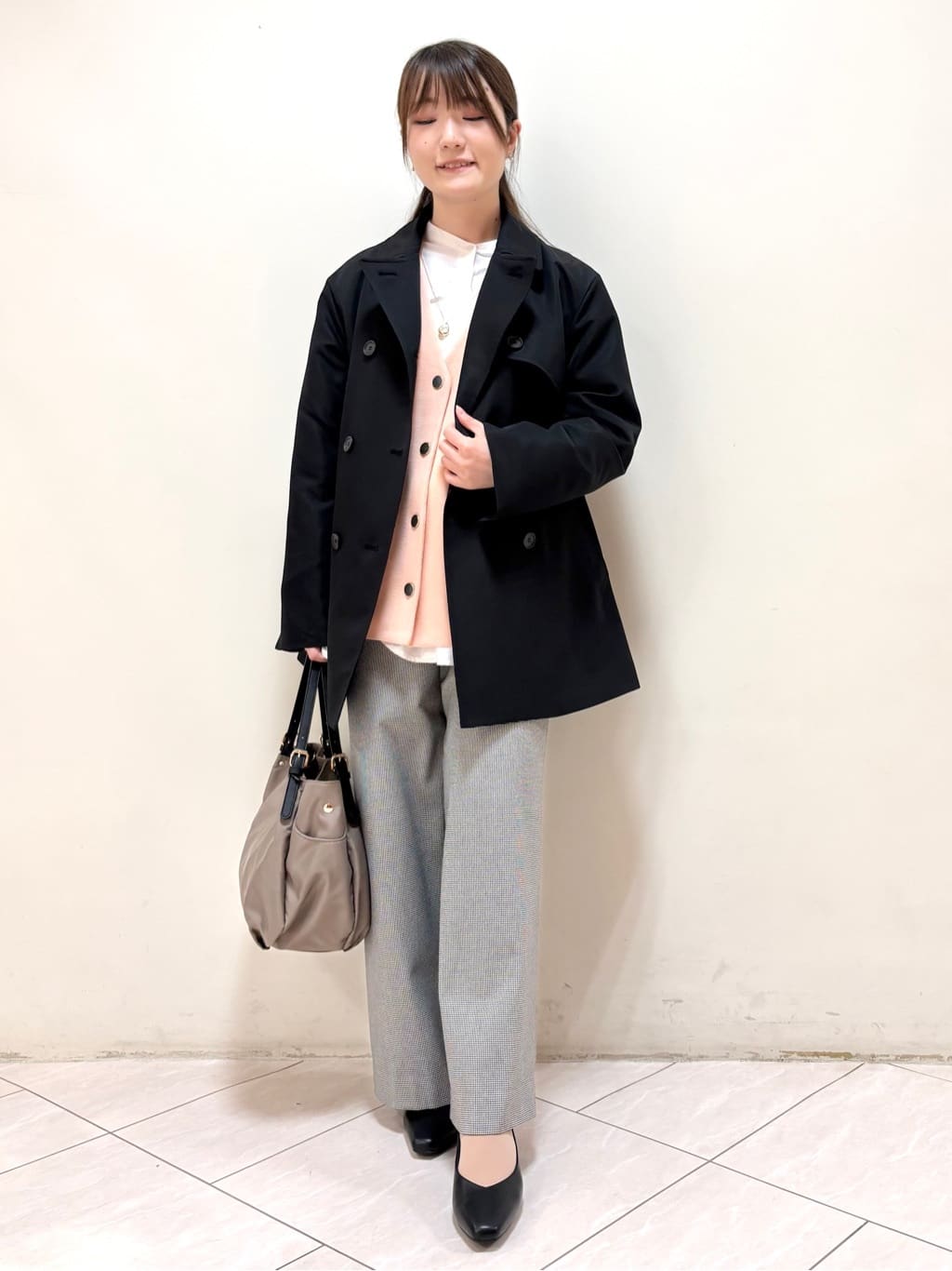 mikiさんの「Reflect｜【オン・オフ着回しやすい◎】ダブルブレストジャケット」を使ったコーディネート