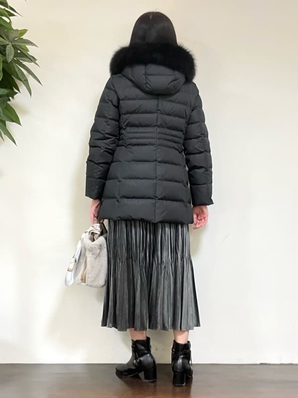 カレンさんの「UNTITLED｜【8色展開/洗える】ウールカシミヤ ハイネックニット」を使ったコーディネート