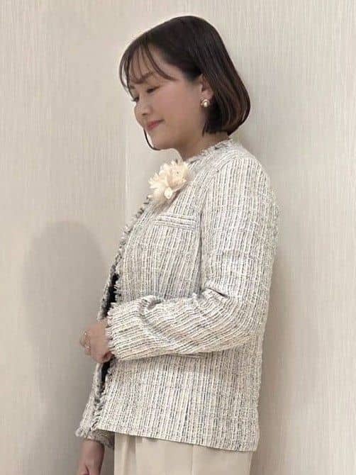 naokoさんの「UNTITLED｜【仕事着/スーツ】ファンシーツイード ジャケット」を使ったコーディネート