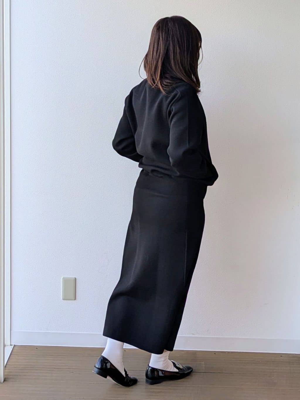 なみきさんの「UNTITLED｜◆【軽羽織り/セットアップ可】ジップアップニットカーディガン」を使ったコーディネート