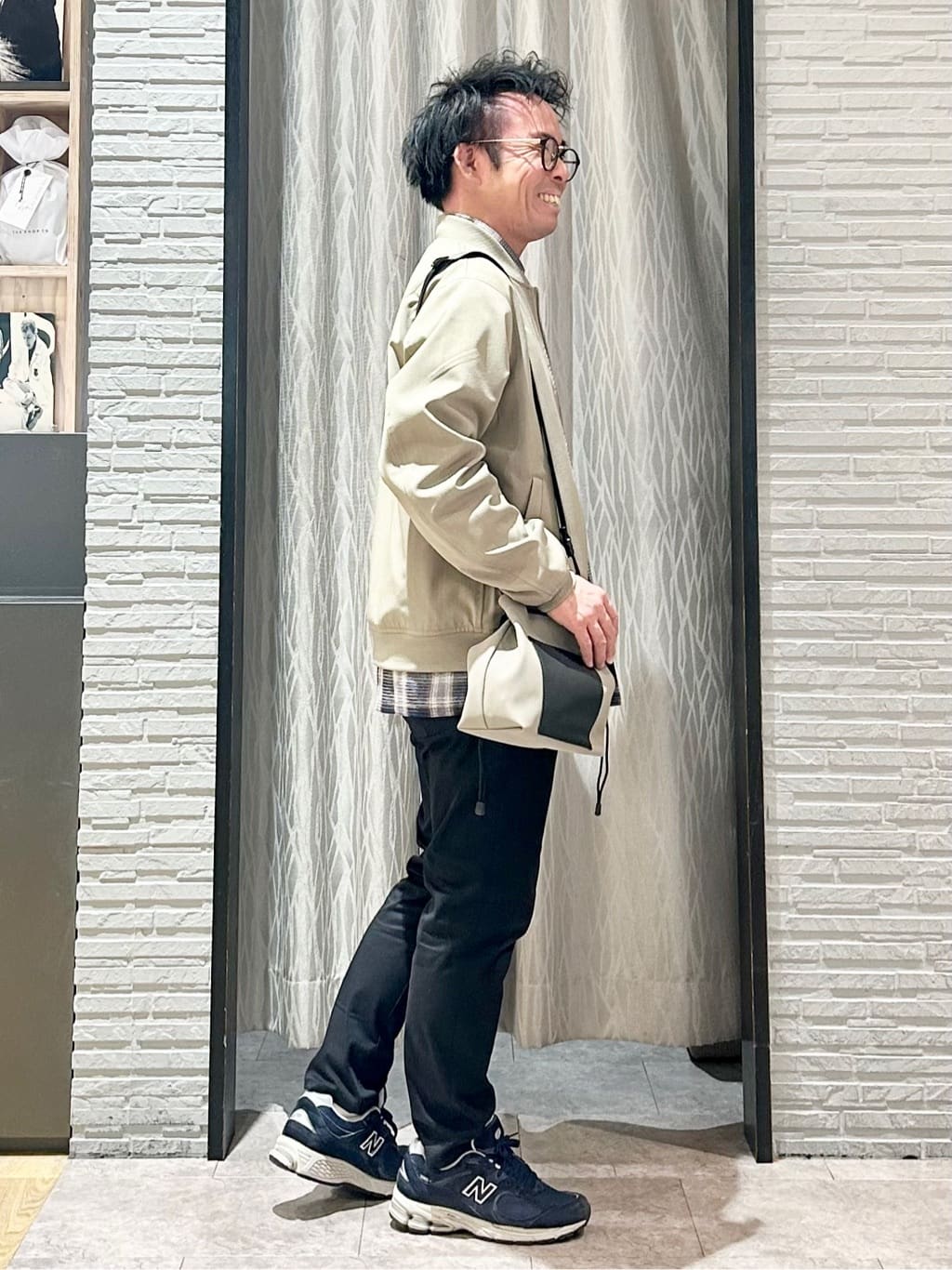 KENJI Iさんの「THE SHOP TK｜FLEX LINE ストレッチリブブルゾン　ストレッチ/防シワ/マシンウォッシャブル/セットアップ可」を使ったコーディネート