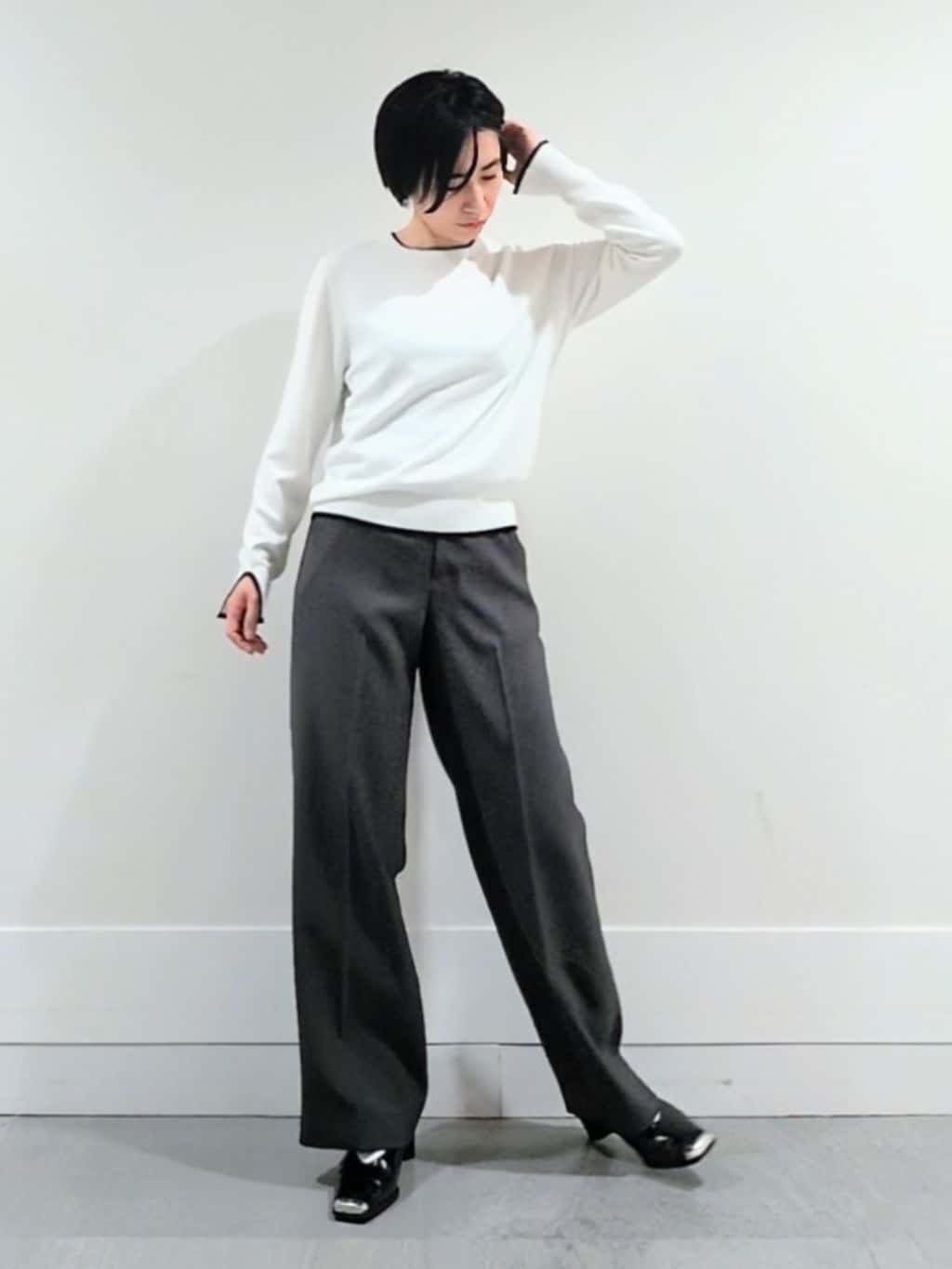 ミズタさんの「UNTITLED｜【アンサンブル可/洗える】ウォームスパンニット」を使ったコーディネート