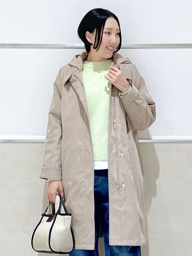 eriko さんの「Dessin｜【4WAY/洗える】ベスト付き中綿キルトコート」を使ったコーディネート