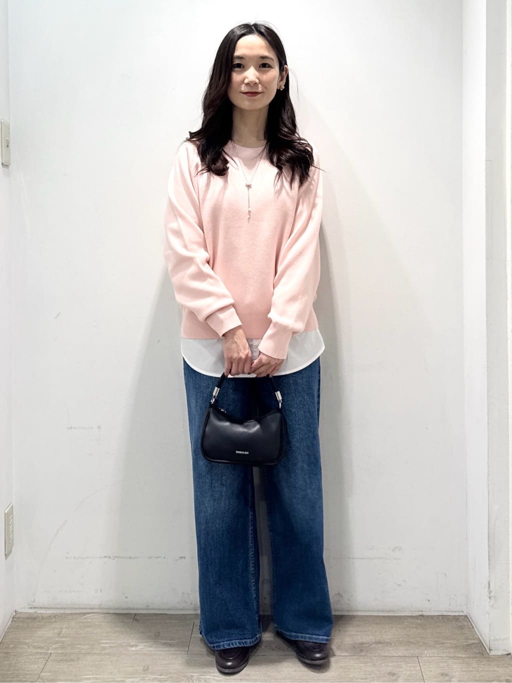 yuicciさんの「OPAQUE.CLIP｜スウェットライクニット【洗濯機OK】」を使ったコーディネート