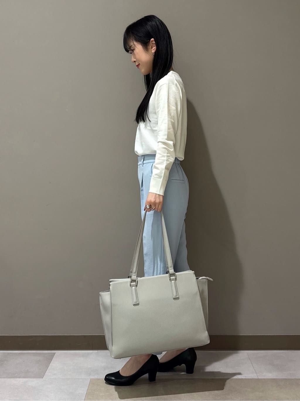 KEIKOさんの「INDIVI｜【洗える／多機能／SETUP可】着る日傘ダブルジャケット」を使ったコーディネート