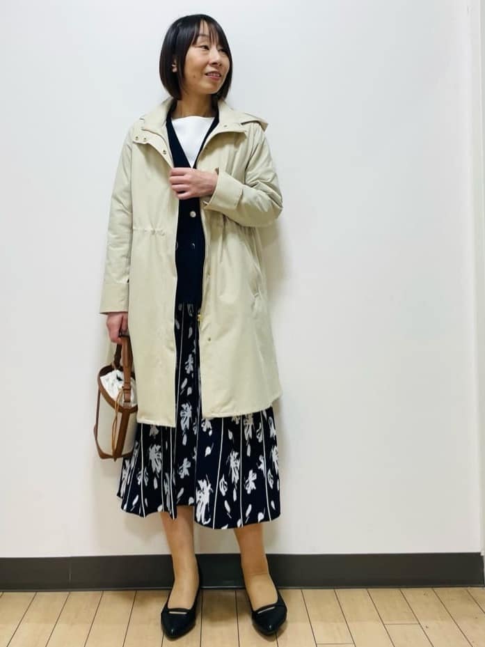 Riiさんの「Reflect｜【中綿ライナー付き】ライナー付きフーデッドロングコート」を使ったコーディネート