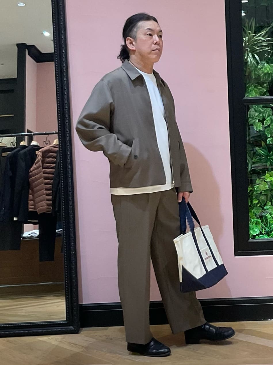 Nagaseさんの「DRESSTERIOR｜【ウォッシャブル】ウールハリントン ジャケット」を使ったコーディネート