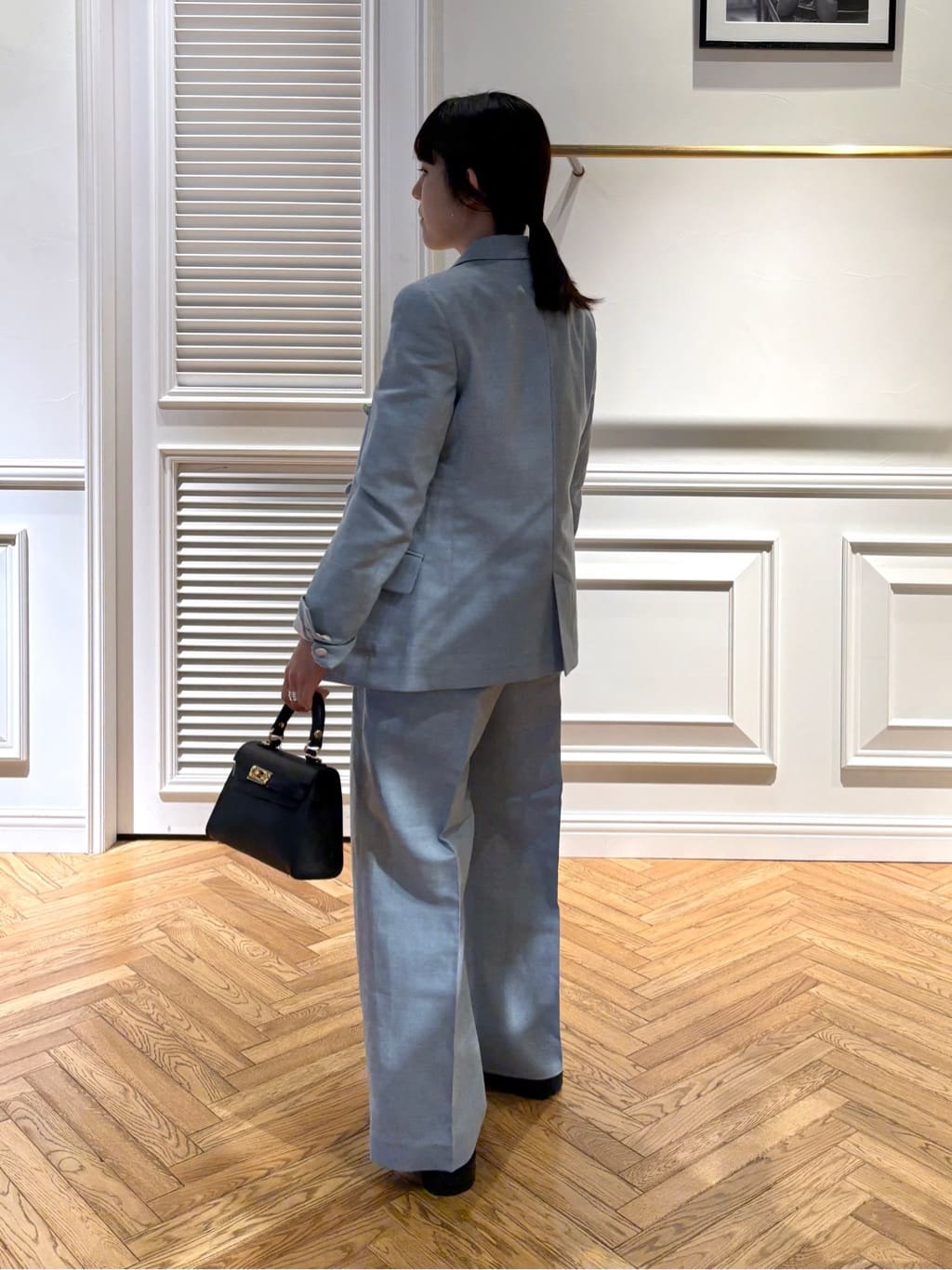 cocoさんの「DRESSTERIOR｜【セットアップ可】リネンブレンドダブルブレストジャケット」を使ったコーディネート