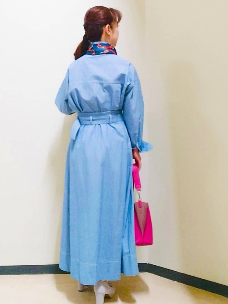 花さんの「Reflect｜【羽織にも◎】ダンガリーシャツ」を使ったコーディネート