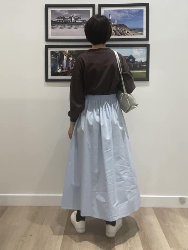 Naoさんの「Dessin｜【洗える】バイカラーデザインニット」を使ったコーディネート