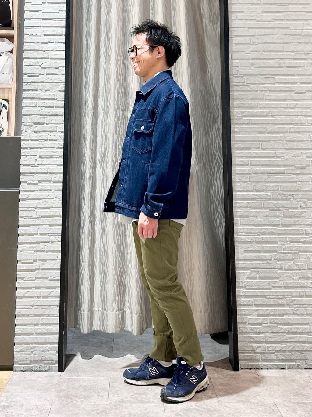 KENJI Iさんの「THE SHOP TK｜【大人にも取り入れやすい】デニムジャケット セットアップ可/洗濯機OK」を使ったコーディネート