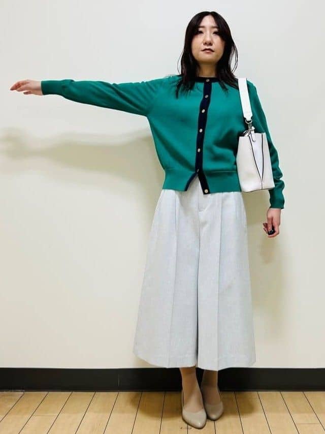 miiiさんの「Reflect｜【アンサンブル可】バイカラーニット」を使ったコーディネート