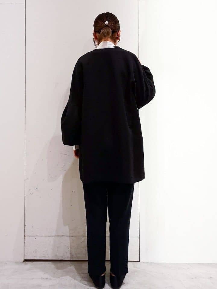 shinkoさんの「OPAQUE.CLIP｜フレアスリーブミドルコート【洗濯機OK】」を使ったコーディネート