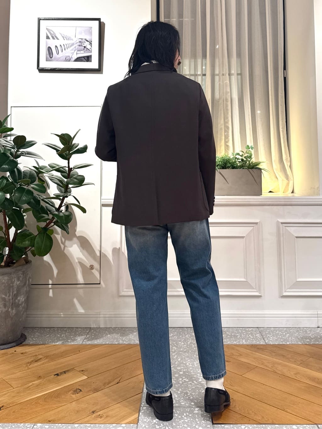 kawarataniさんの「DRESSTERIOR｜◆【セットアップ可】クリアーカルゼ コンフォータブル ダブルジャケット」を使ったコーディネート