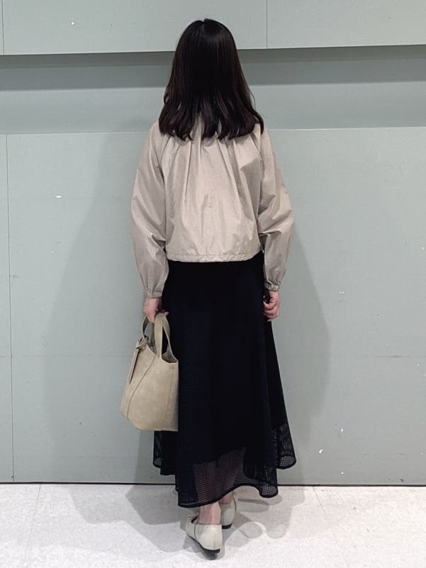 makiさんの「UNTITLED｜◆【セットアップ可/はっ水】シャイニータイプライターブルゾン」を使ったコーディネート