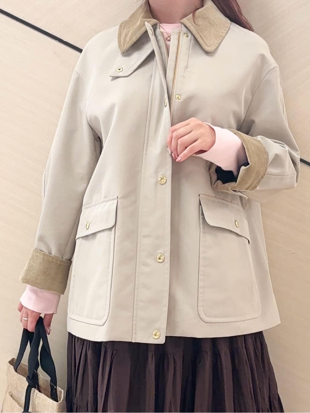 Rinaさんの「DRESSTERIOR｜【再入荷】コットンボイルティアードスカート」を使ったコーディネート
