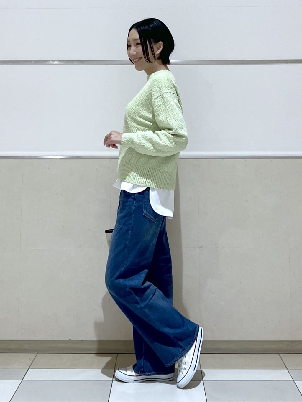 eriko さんの「Dessin｜【体型カバー/レイヤード/洗える】ジョーゼットプルオーバーブラウス」を使ったコーディネート