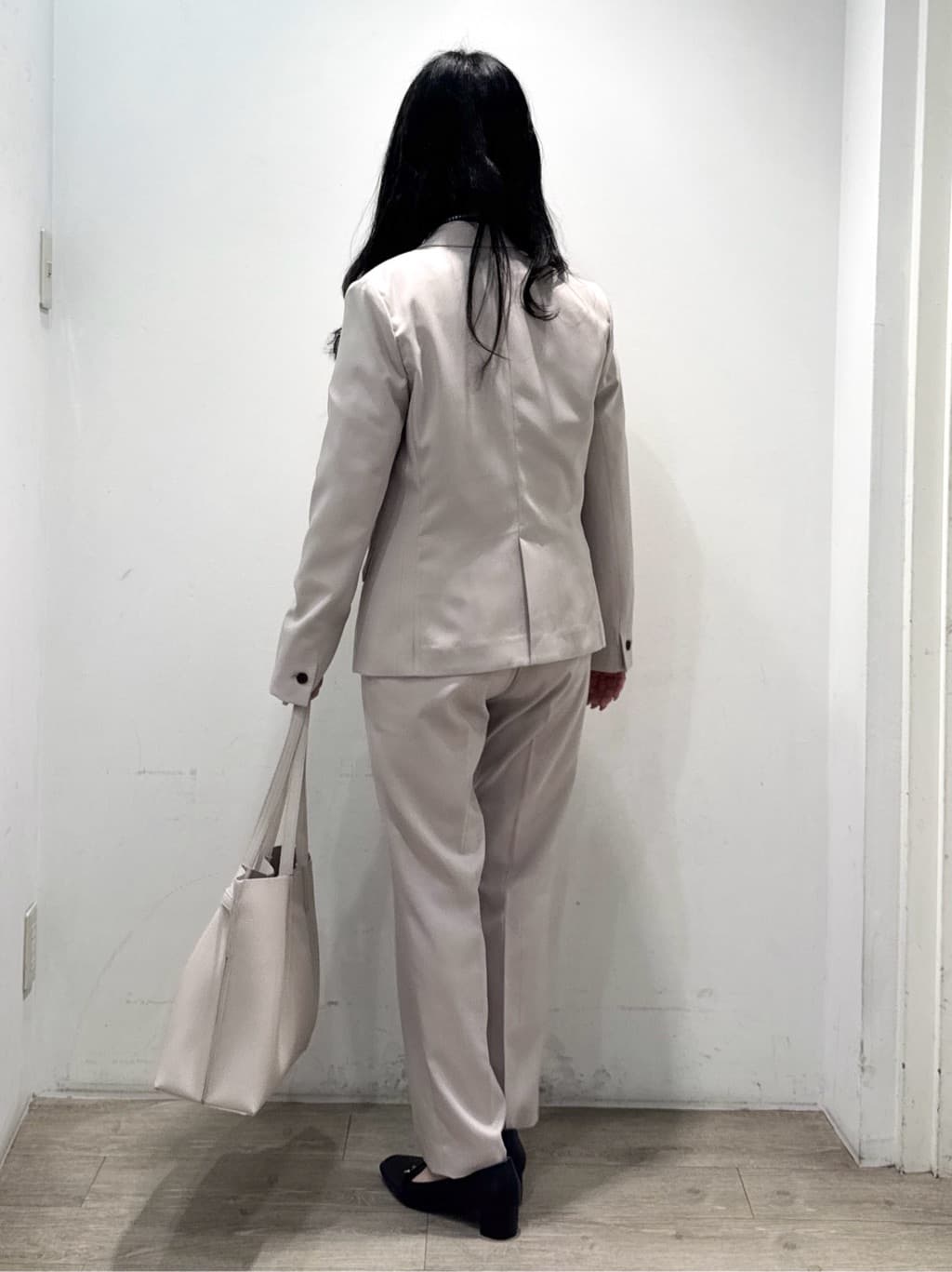 yuicciさんの「OPAQUE.CLIP｜ストレッチテーラードジャケット／セットアップ対応【洗濯機OK】」を使ったコーディネート