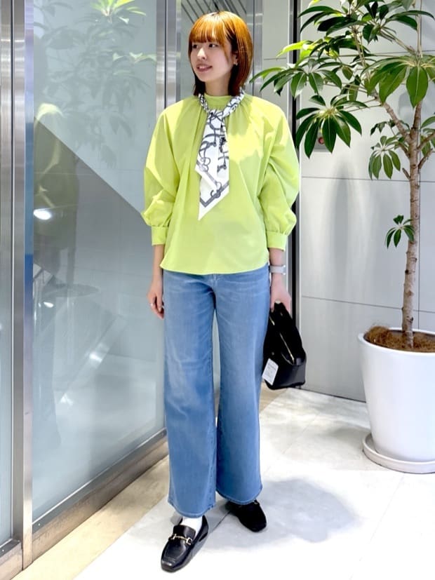 yukaさんの「UNTITLED｜【古畑星夏さん着用/人気デニム】MAKE&times;DENIM WIDE」を使ったコーディネート
