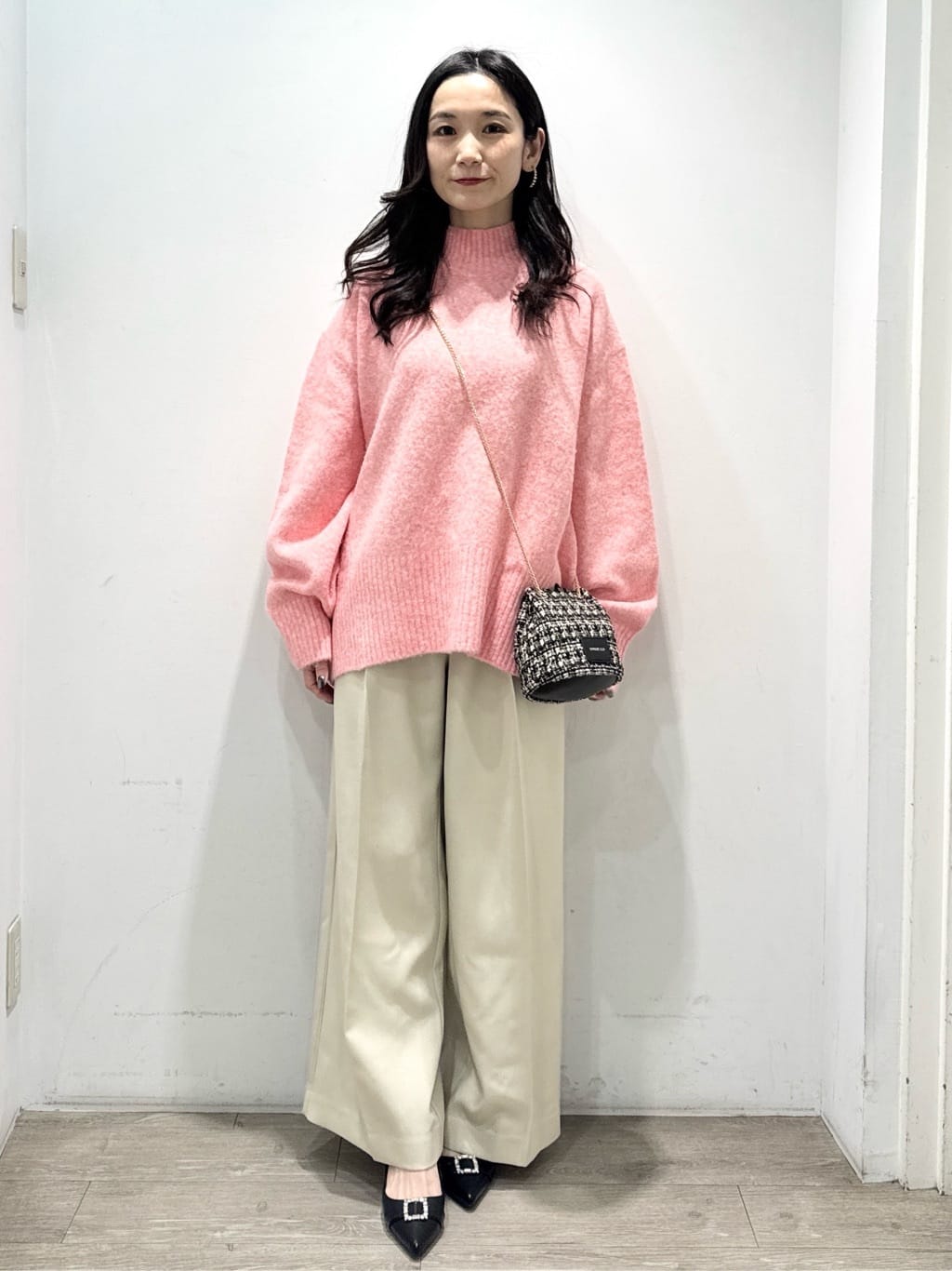yuicciさんの「OPAQUE.CLIP｜ふわふわハイネックニット【洗濯機OK】」を使ったコーディネート