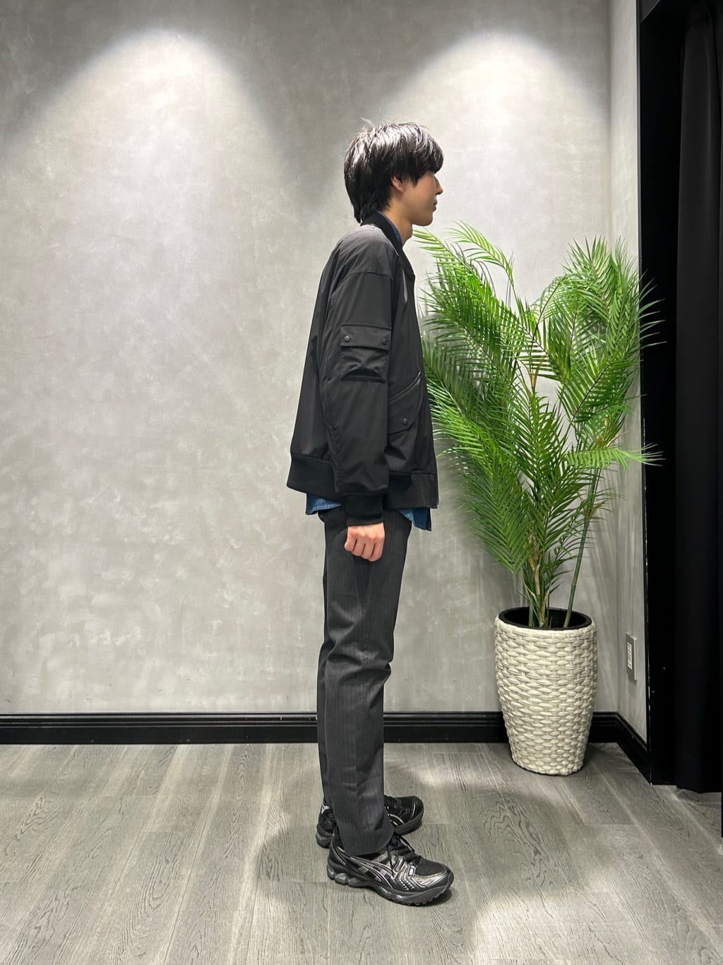 ruiさんの「TAKEO KIKUCHI｜【BOWLER HAT LABEL】撥水 MA－1ブルゾン」を使ったコーディネート