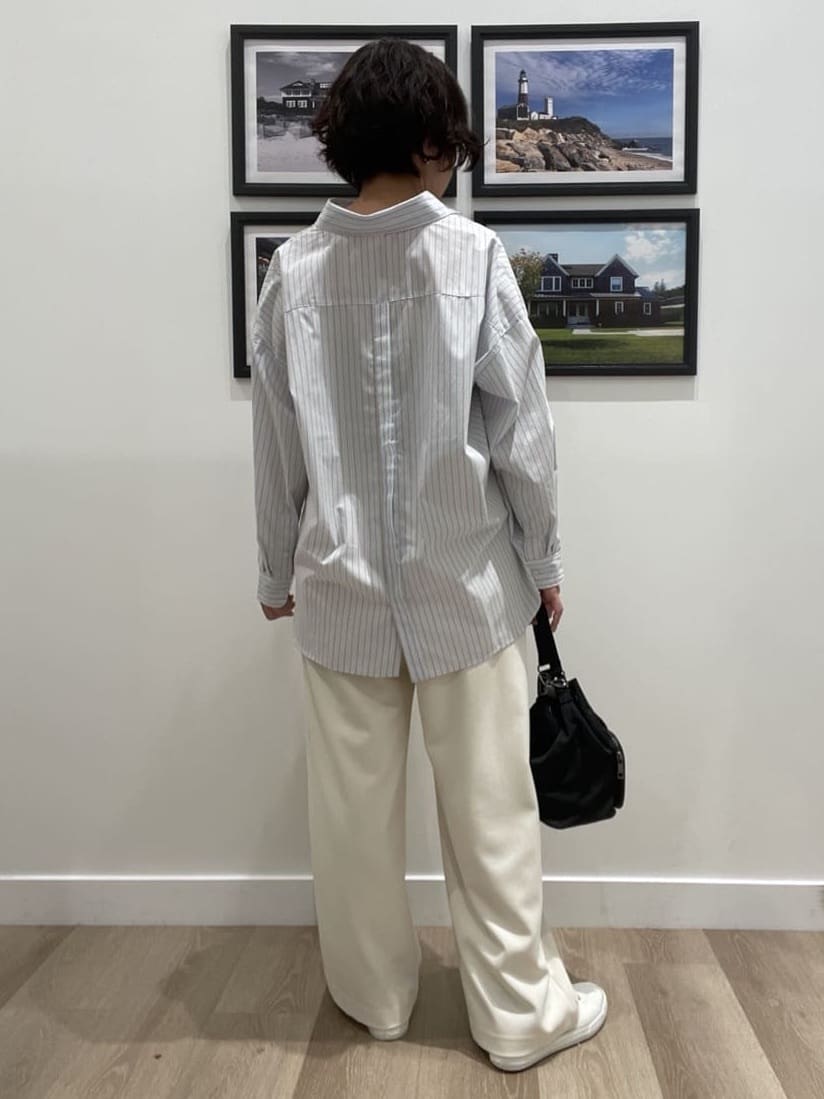 Naoさんの「Dessin｜【洗える】バックボタンオーバーシャツ」を使ったコーディネート