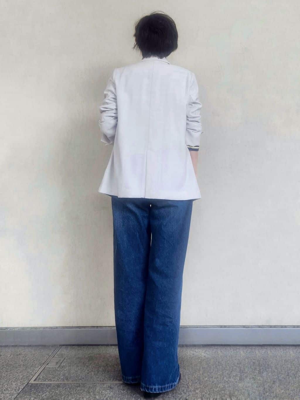 milkyさんの「OPAQUE.CLIP｜シングルテーラードジャケット【洗える／裏地なし】」を使ったコーディネート