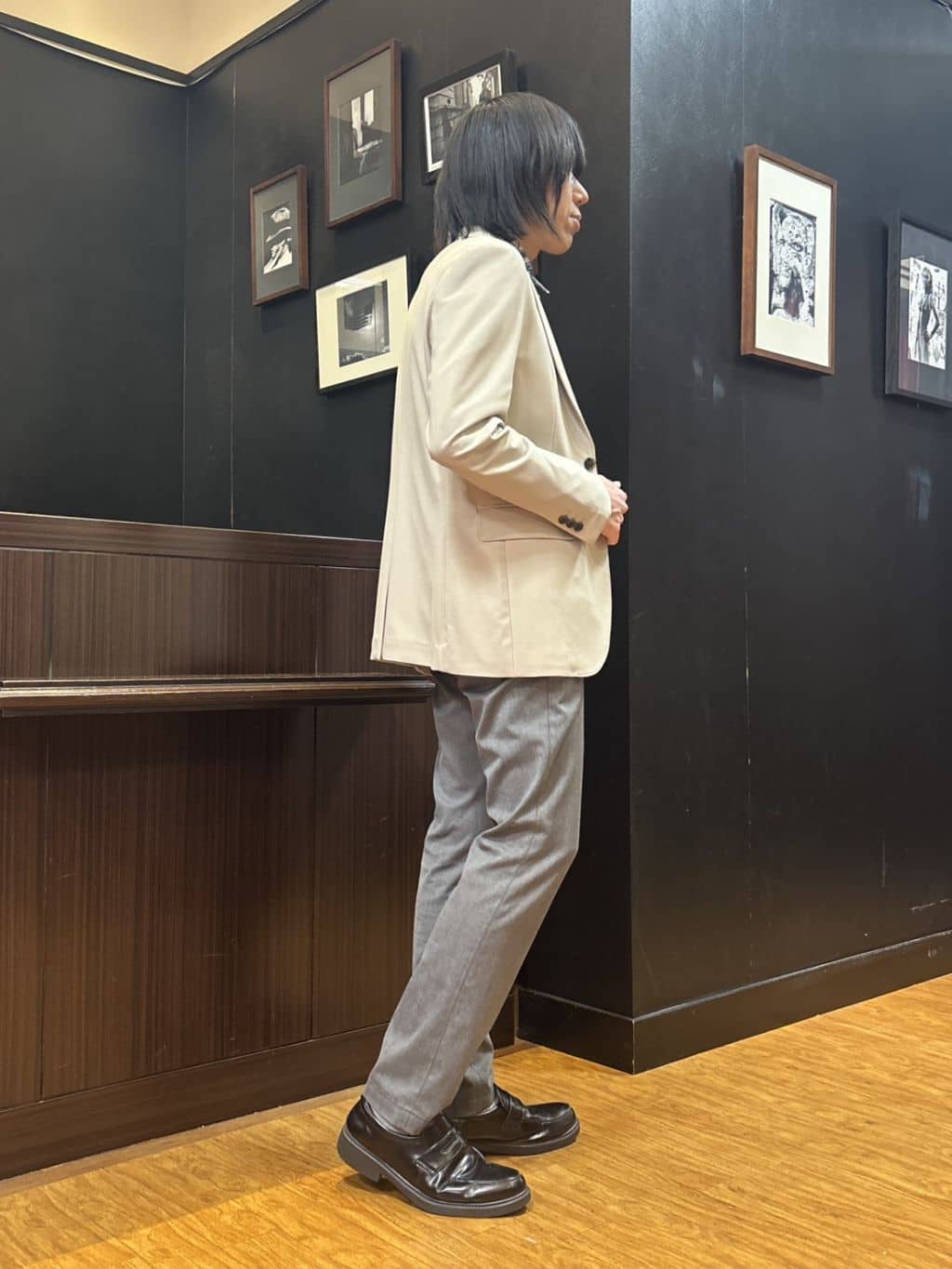 moritaさんの「TAKEO KIKUCHI｜カカオ柄プリントシャツ」を使ったコーディネート