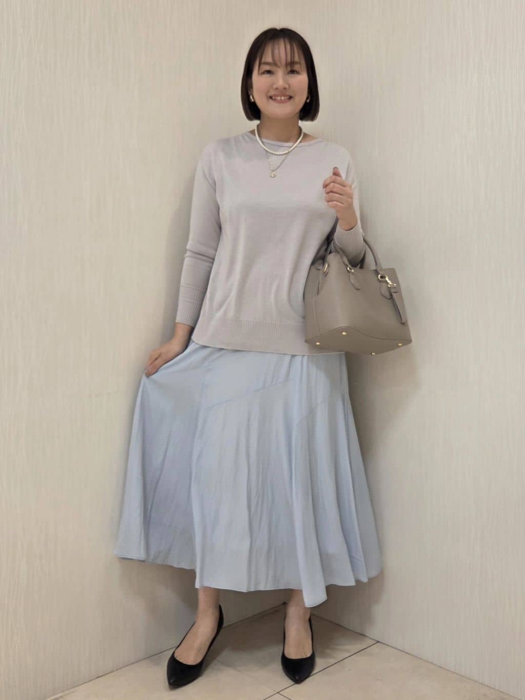 naokoさんの「UNTITLED｜【スタンドカラー/オンオフ使える】クラシカルツイードコート」を使ったコーディネート
