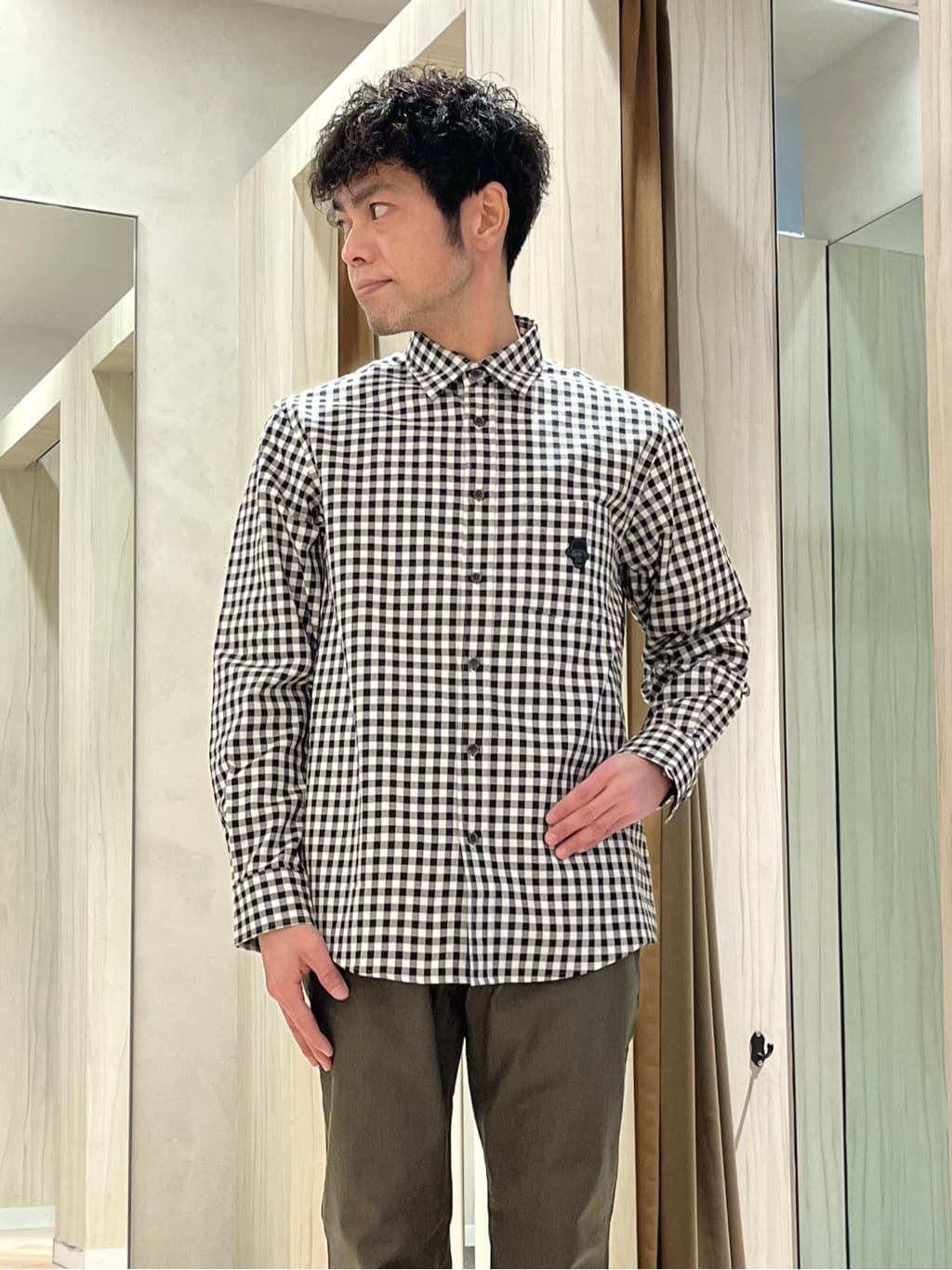 URAさんの「TAKEO KIKUCHI｜【None Of Stress】ストレッチ ダウンブルゾン」を使ったコーディネート