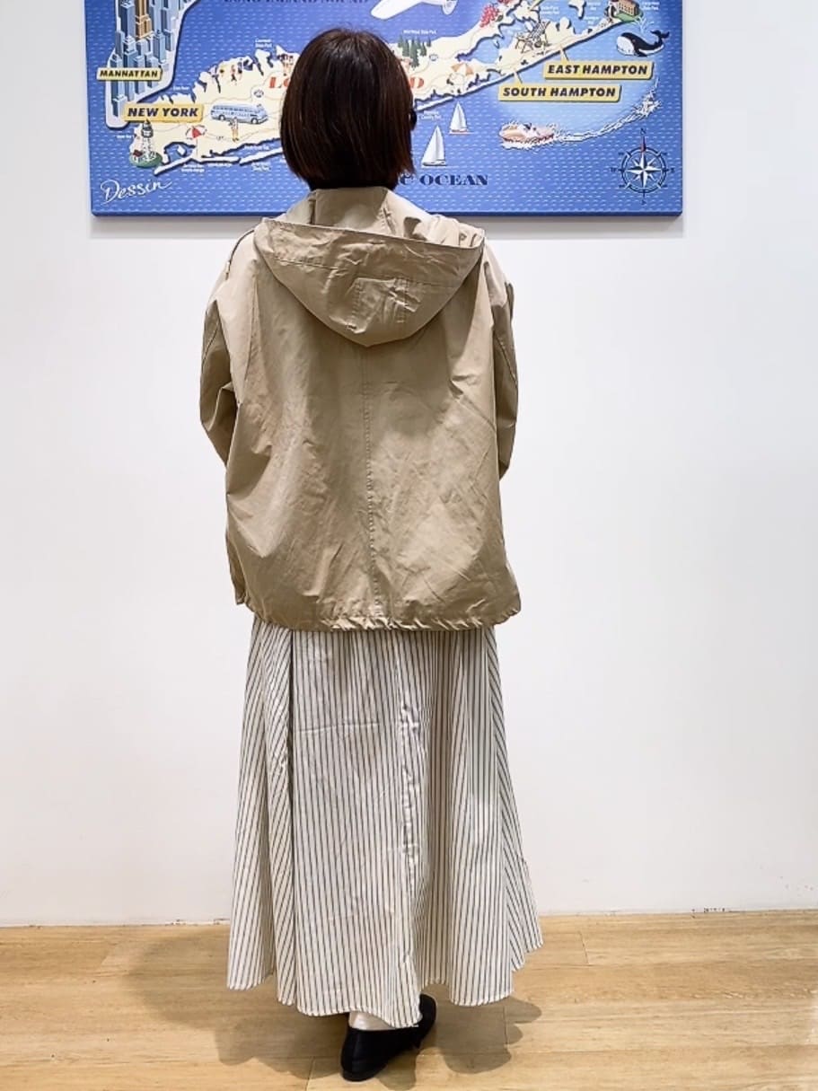 Hamaさんの「Dessin｜【撥水/2WAY】フーディーブルゾン」を使ったコーディネート