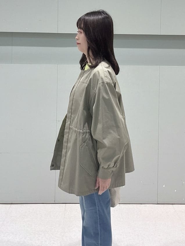 makiさんの「UNTITLED｜◆【はっ水】ライトコットンミリタリーコート」を使ったコーディネート