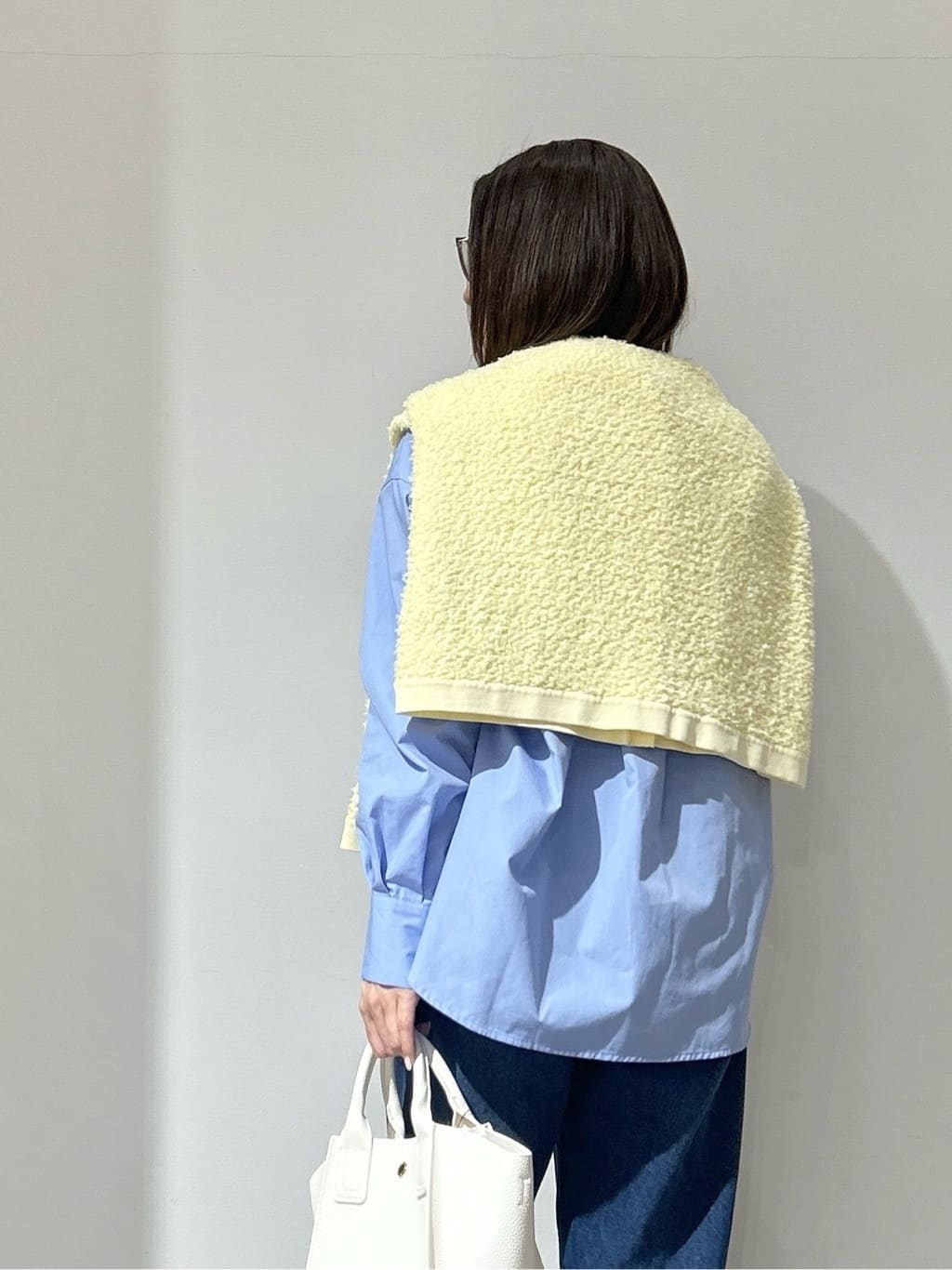 NAKAさんの「OPAQUE.CLIP｜レギュラーカラーシャツ／ストライプアソート【洗濯機OK】」を使ったコーディネート