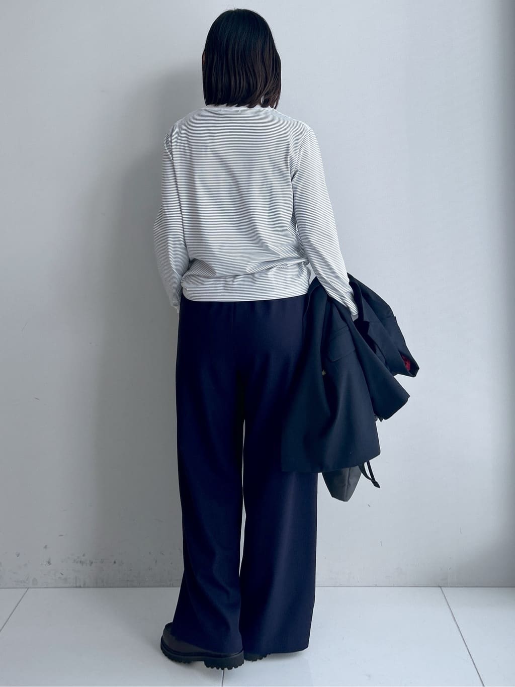 Hirokaさんの「Dessin｜【洗える】シアーチュールポイントカットソー」を使ったコーディネート