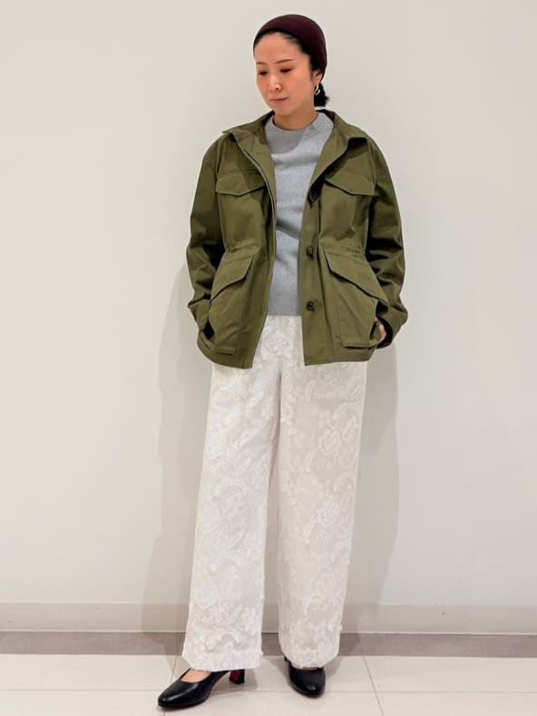 MIYAKAWAさんの「DRESSTERIOR｜◆【ウォッシャブル】ラメコットンカシミヤニット」を使ったコーディネート