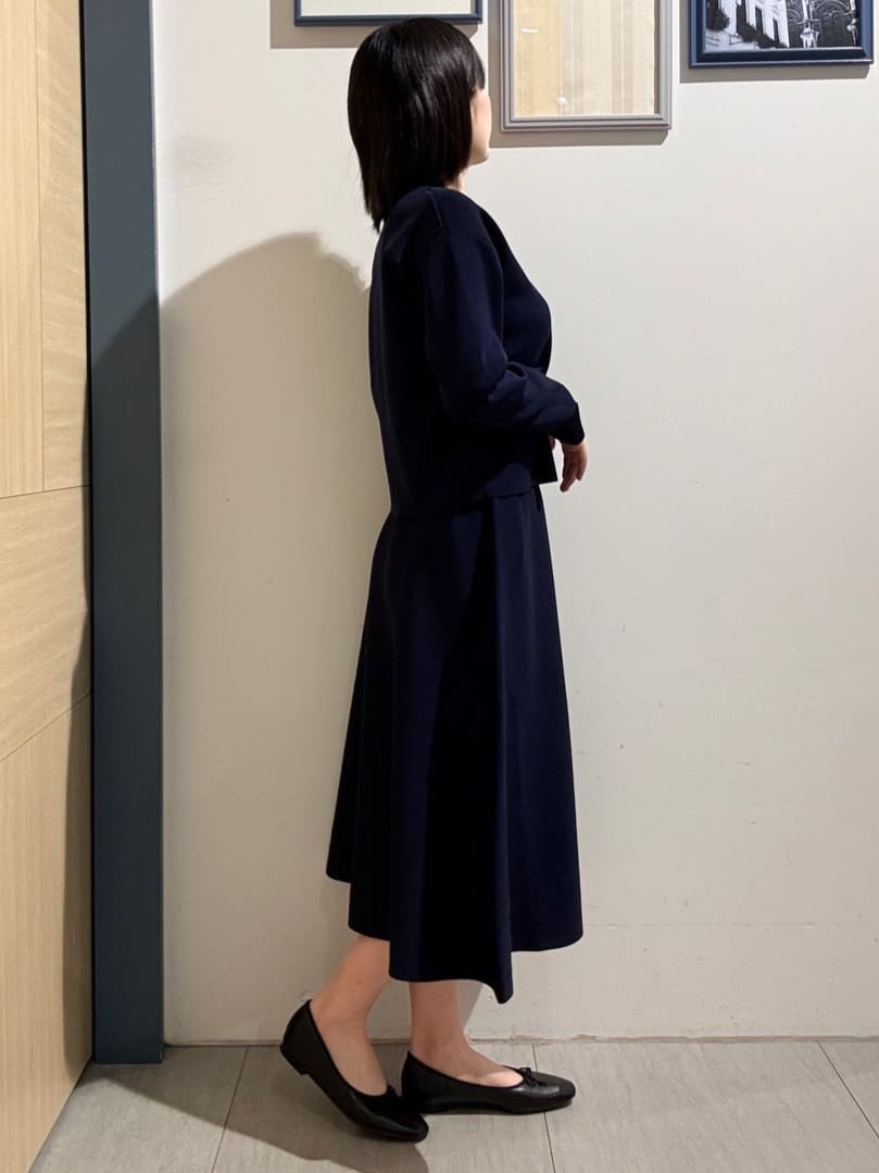 さあやさんの「grove｜【SETUP対応】パール調釦ニットカーディガン」を使ったコーディネート