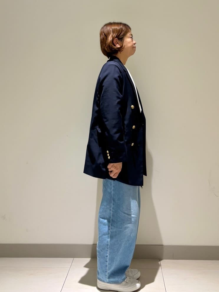 Haruさんの「Dessin｜ダブルジャケット」を使ったコーディネート