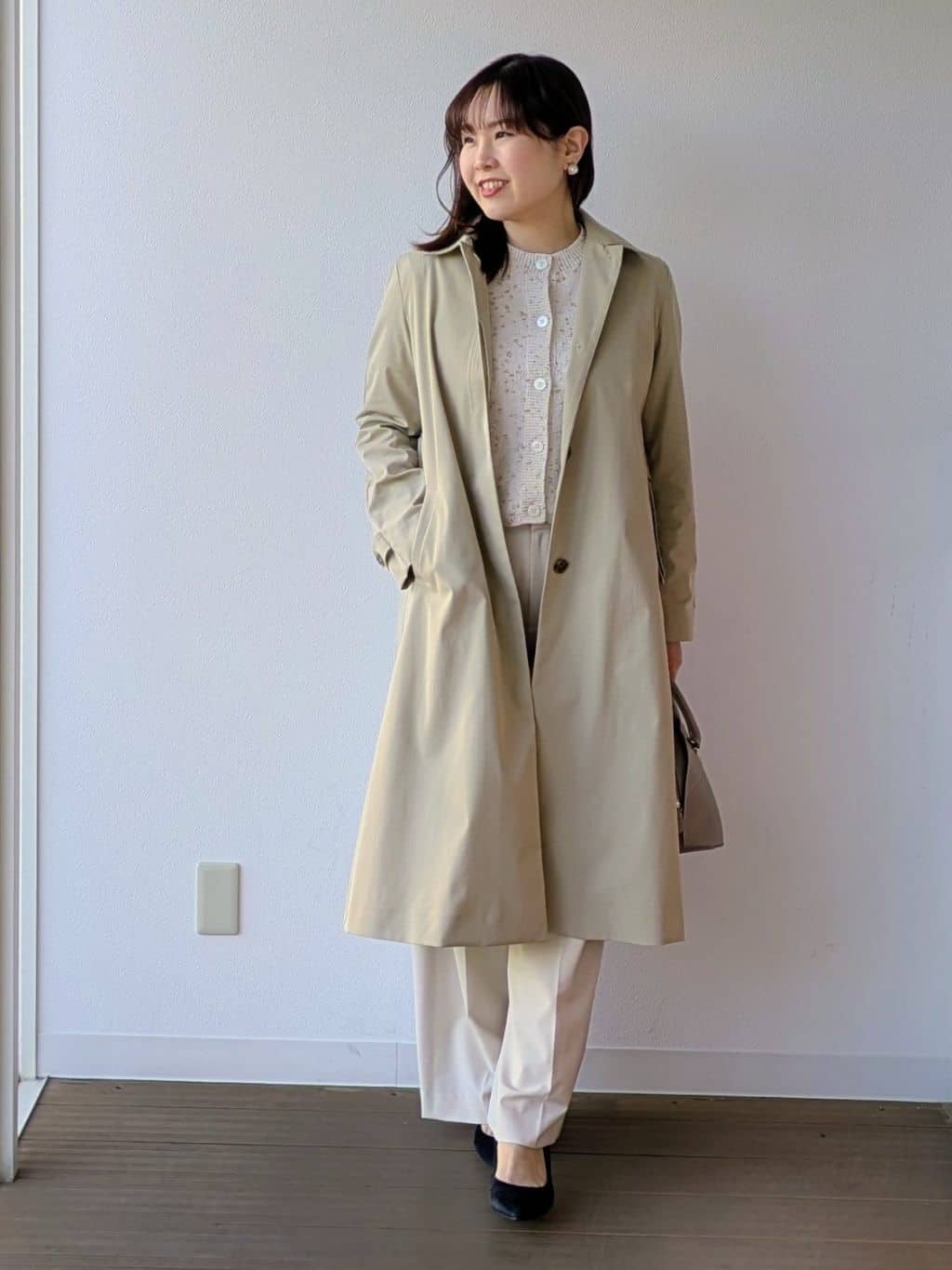 なみきさんの「UNTITLED｜◆【はっ水/洗える】タスランステンカラーコート」を使ったコーディネート