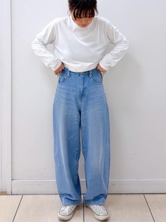 Osawaさんの「Dessin｜【前後2WAY/洗える】ドロストリブカットソー」を使ったコーディネート