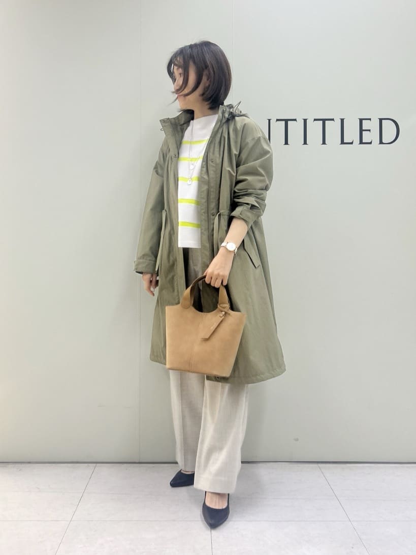 Mikiさんの「UNTITLED｜◆【ゆったり/洗える】クロップドニットプルオーバー」を使ったコーディネート