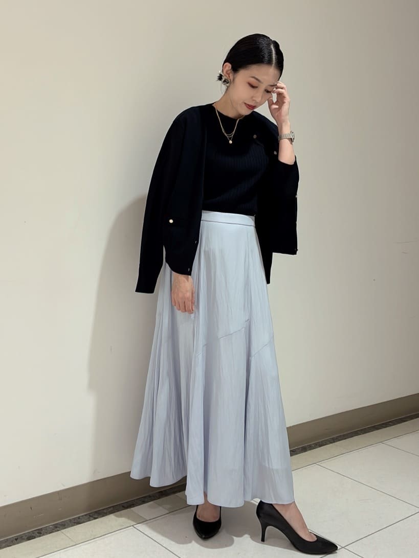 環さんの「UNTITLED｜◆【アンサンブル可/洗える】ワイドリブニット」を使ったコーディネート